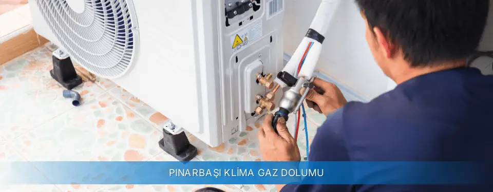 Pınarbaşı İlçemi Carrier Klima Gaz Dolumu